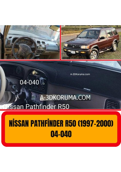 Nissan Pathfinder R50 1997-2000 Ön Göğüs / Panel / Torpido Koruması - Kılıfı - Halısı