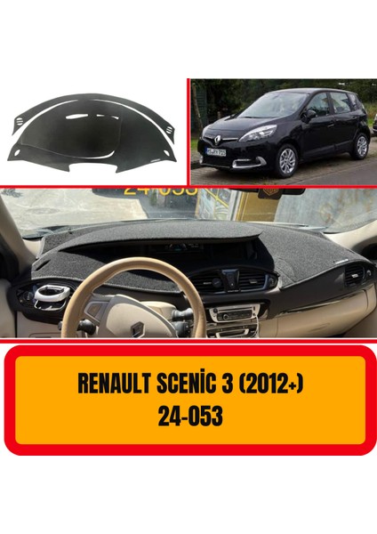 Renault Scenic 3 Torpido Koruma - Torpido Koruyucu - Kılıfı - Halısı - Örtüsü - Yedek parça - Otoaksesuar - Ön Gögüs - Panel