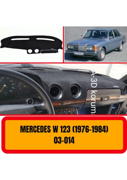 Mercedes -Benz W123 1976-1984 Ön Göğüs / Panel / Torpido Koruması - Kılıfı - Halısı