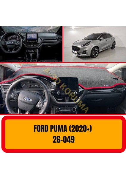 Ford Puma 2020 + Ön Göğüs / Panel / Torpido Koruması - Kılıfı - Halısı