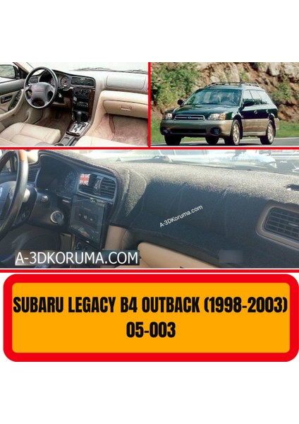 Subaru Legacy B4 1998-2003 Ön Göğüs / Panel / Torpido Koruması - Kılıfı - Halısı
