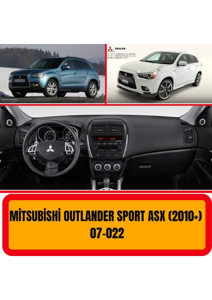 Mitsubishi Outlander Sport Asx 2010+ Ön Göğüs / Panel / Torpido Koruması - Kılıfı - Halısı