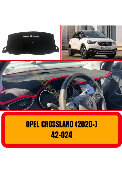 Opel Crossland 2020 + Ön Göğüs / Panel / Torpido Koruması - Kılıfı - Halısı