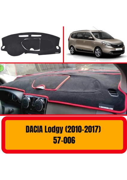 Dacia Lodgy 2010- 2017 Ön Göğüs / Panel / Torpido Koruması - Kılıfı - Halısı- a3d -3d