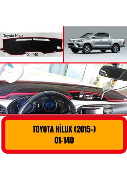 Toyota Hilux 2015+ Ön Göğüs / Panel / Torpido Koruması - Kılıfı - Halısı
