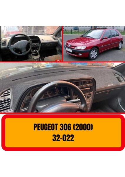 Peugeot 306 Ön Göğüs / Panel / Torpido Koruması - Kılıfı - Halısı