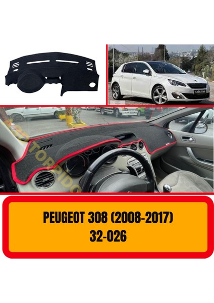 Peugeot 308 ( 2008 - 2016 ) Ön Göğüs / Panel / Torpido Koruması - Kılıfı - Halısı