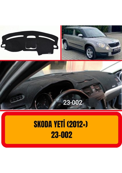 Skoda Yeti 2012+ Ön Göğüs / Panel / Torpido Koruması - Kılıfı - Halısı