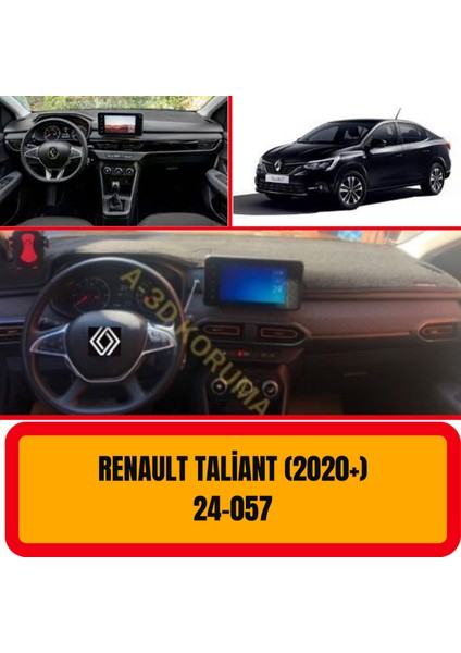 Renault Taliant 2021+ Ön Göğüs / Panel / Torpido Koruması - Kılıfı - Halısı