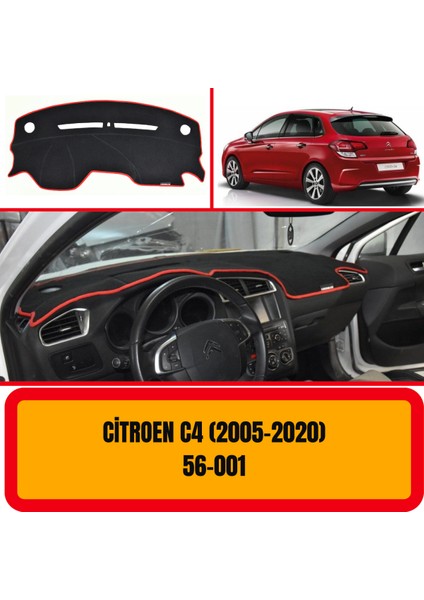Citroen C4 2005-2020 Ön Göğüs / Panel / Torpido Koruması - Kılıfı - Halısı