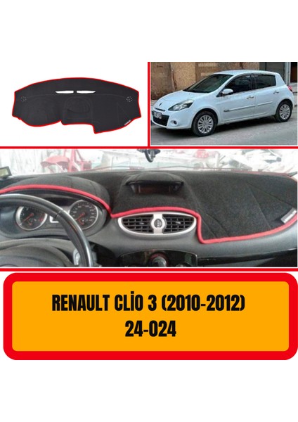 A3D Torpido Koruma Renault Clio 3 2010-2012 Ön Göğüs / Panel /  Torpido Koruması - Kılıfı - Halısı