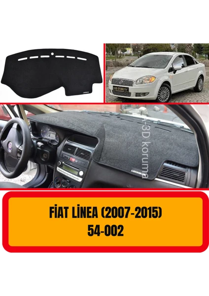 A3D Torpido Koruma Fiat Linea 2007-2015 Ön Göğüs / Panel /  Torpido Koruması - Kılıfı - Halısı