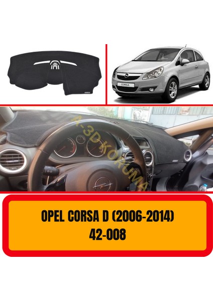 Opel Corsa D 2006-2014 Ön Göğüs / Panel / Torpido Koruması - Kılıfı - Halısı