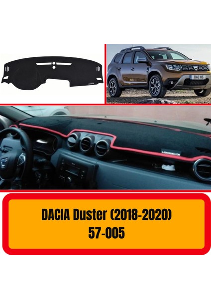 Dacia Duster 2018-2020 Ön Göğüs / Panel / Torpido Koruması - Kılıfı - Halısı