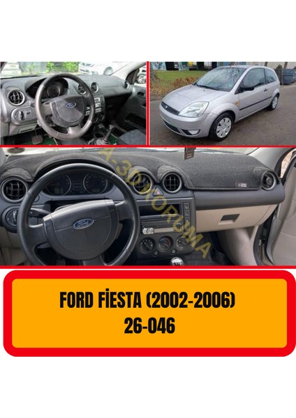 Ford Fiesta 2002 - 2006 Ön Göğüs / Panel / Torpido Koruması - Kılıfı - Halısı