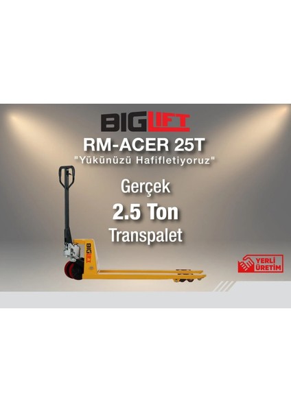 2,5 Ton Transpalet