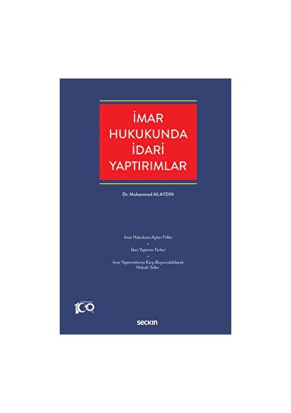 Imar Hukukunda Idari Yaptırımlar - Muhammed Ali Aydın