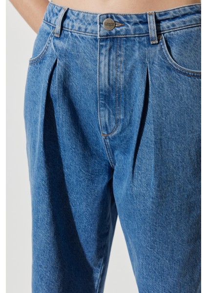 Straight Fit Düz Kesim %100 Pamuk Normal Bel Açık Mavi Jean Kot Pantolon fırsatları