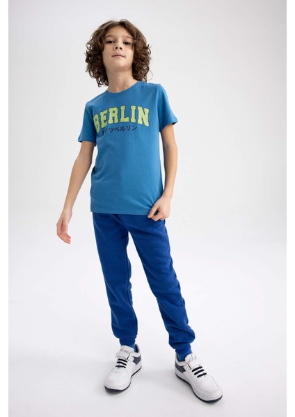 Erkek Çocuk Bisiklet Yaka Baskılı Kısa Kollu Tişört Z9320A623HS fiyatları