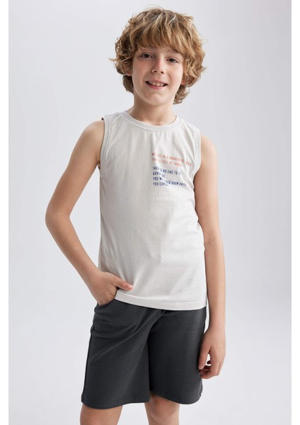 Erkek Çocuk Bisiklet Yaka Atlet W9033A623HS