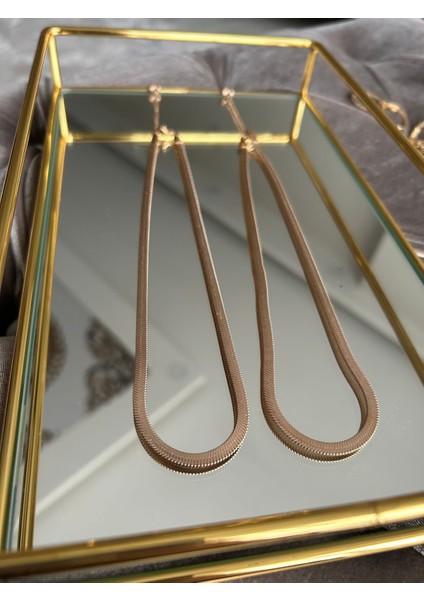 Rose Gold Vıp Çelik Kolye