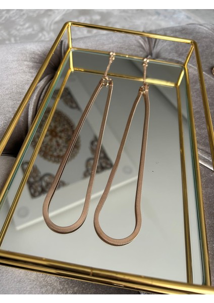 Rose Gold Vıp Çelik Kolye