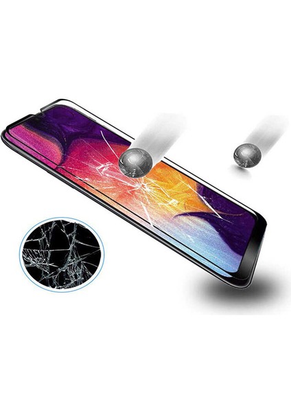 Heptek İletişim Samsung Galaxy M30S Tam Kaplayan Tamperli Cam Kavisli Tam Korumalı (Davin 5d)