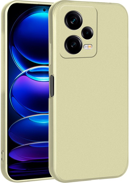 Xiaomi Redmi Note 12 Pro 5g Kılıf Yumuşak Dokulu Soft Esnek Ince Mat Renkli Lüks Premier Silikon Kapak