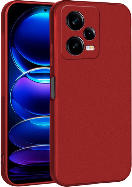 Xiaomi Redmi Note 12 Pro 5g Kılıf Yumuşak Dokulu Soft Esnek Ince Mat Renkli Lüks Premier Silikon Kapak