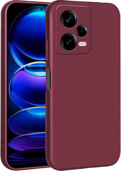 Xiaomi Redmi Note 12 Pro 5g Kılıf Yumuşak Dokulu Soft Esnek Ince Mat Renkli Lüks Premier Silikon Kapak
