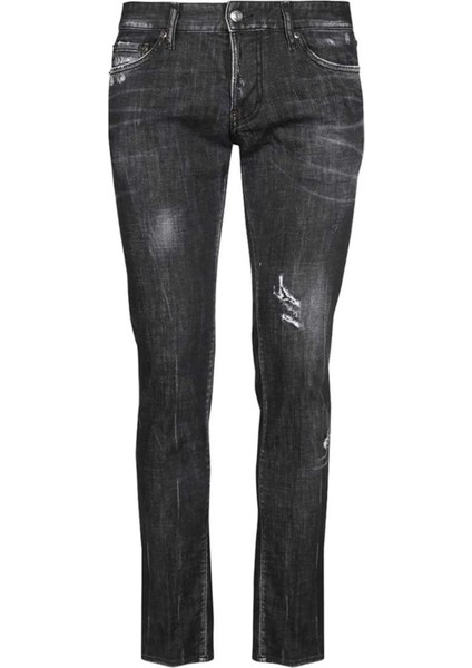 Distressed Straight Leg Jeans S74LB1038