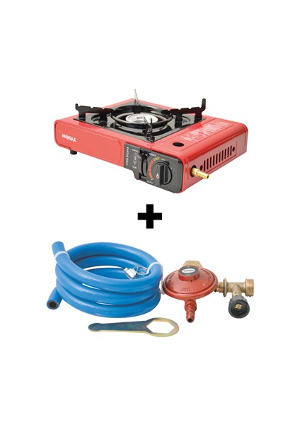 Portatif Ocak + Hortum Dedantör Set