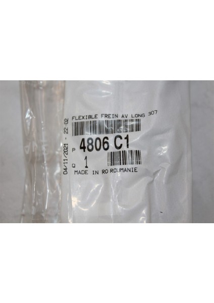 4806C1 206 206+ 207 Mazda 2 Fiesta C2 C3 Xsara Nemo Berlingo Fiorino Ön Fren Hortumu modelleri