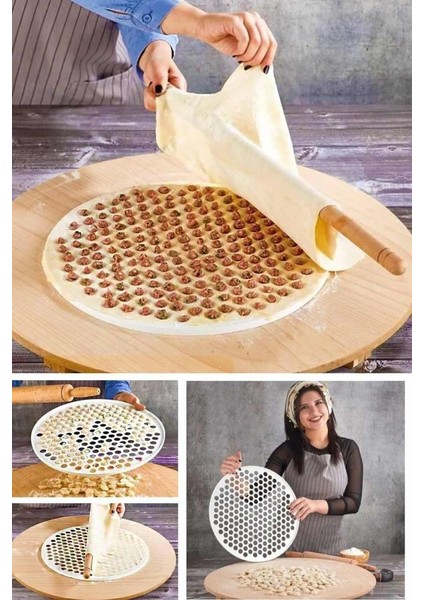 Büyük Boy Mantı Kalıbı 42CM Pratik Mantı Kalıbı Mantı Kesme Aparatı