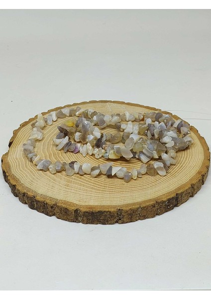 Botswana Akik Taşı Doğal Küçük Taşlar Dizi