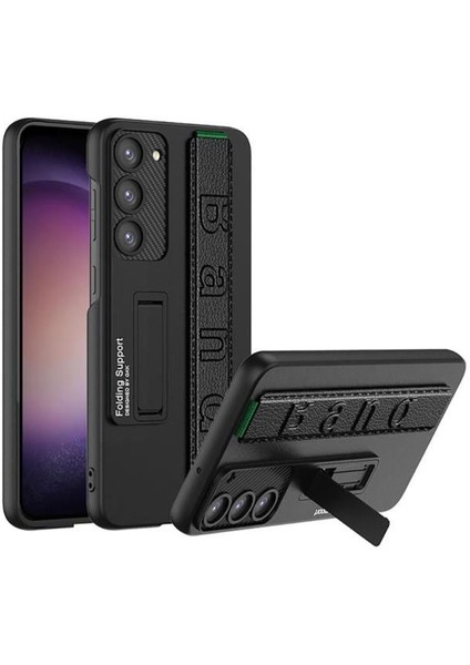 Galaxy S23 Kılıf Standlı El Tutacaklı Zore Band Kapak