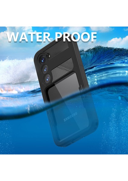 Samsung Galaxy S23 ile Uyumlu Kılıf Su Geçirmez 360 Derece Koruma Waterproof Telefon Kılıfı