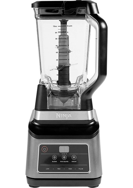 (BN750EU) Auto-Iq Özellikli 2'si 1 Arada Blender, 1200 W, 2,1 L Sürahi, 0,7 L Beher, Siyah/gümüş Shark Ninja