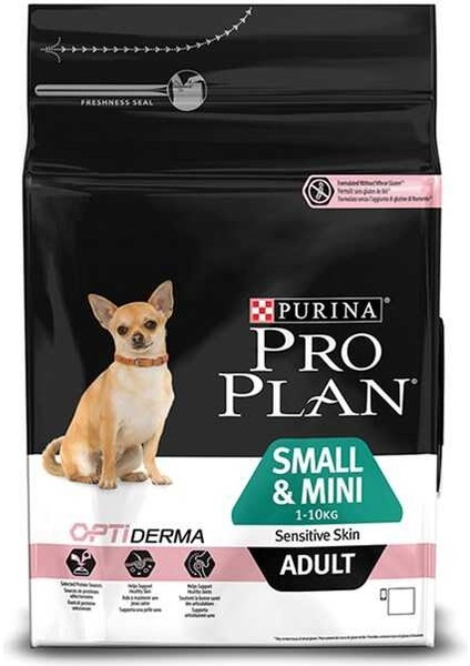 Pro Plan Small & Mini Sensitive Skin Somonlu ve Pirinçli Küçük Irk Yetişkin Köpek Maması 3 kg