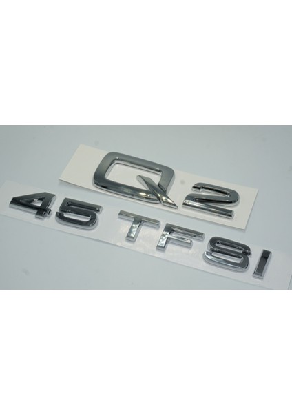 Audi Q2 45 Tfsi Krom Abs 3m 3D Bagaj Yazı Logo Orjinal Ürün fiyatları