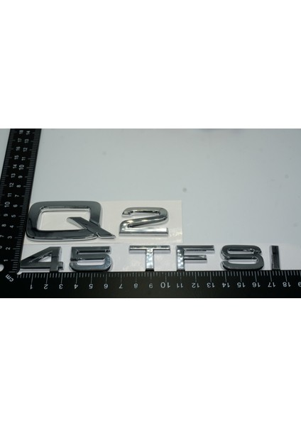Audi Q2 45 Tfsi Krom Abs 3m 3D Bagaj Yazı Logo Orjinal Ürün modelleri