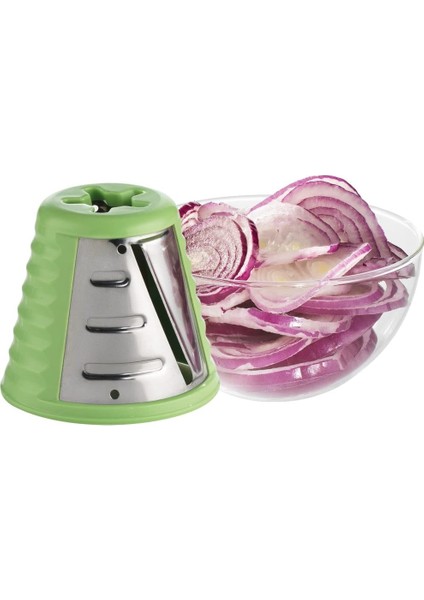 Fresh Express DJ755G Elektrikli Rende Dilimleyici, 5 Kesme Fonksiyonu, 200 W, 1 Litre, 1 Desibel, Plastik, Kırmızı fırsatları