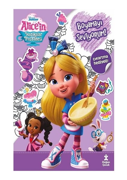 Disney Alice'in Harikalar Pastenesi Boyama