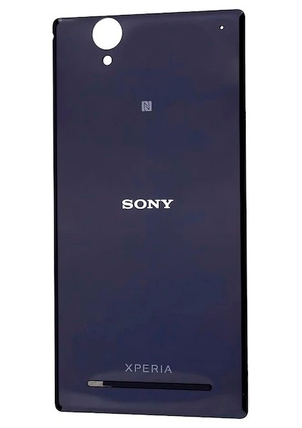 Xperia T2 Ultra Arka Pil Batarya Kapağı Siyah