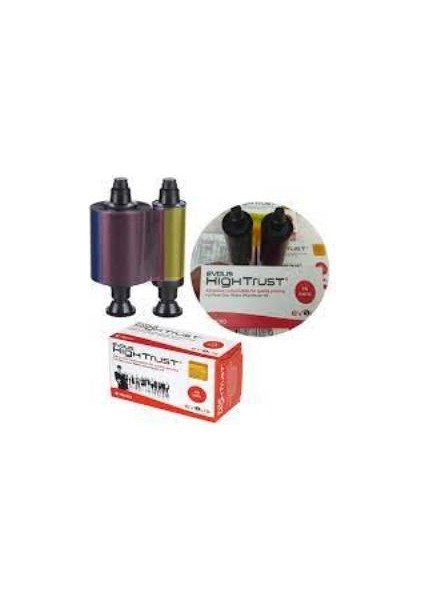Evolis Tam Panel Ymcko Renkli Ribbon R3011 200 Baskı