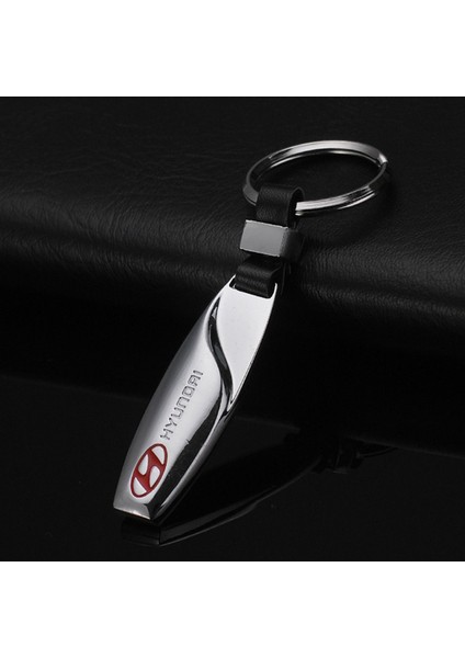 Hyundai Metal Anahtarlık Kırmızı Logo Car Keychain I20 I30 Accent Era Tucson Getz Ioniq Sonata