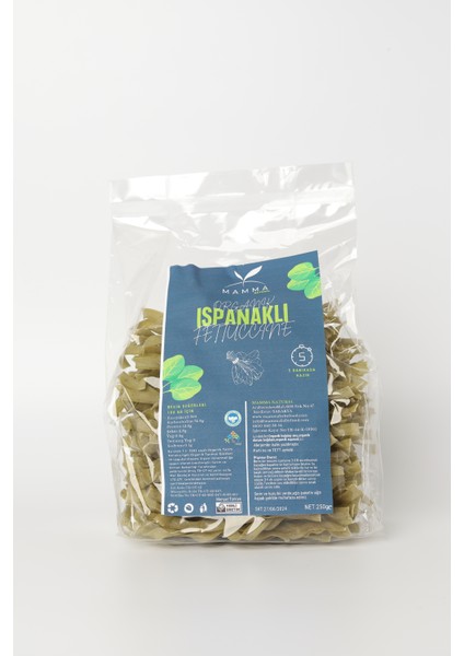 Organik Ispanaklı Fettuccine