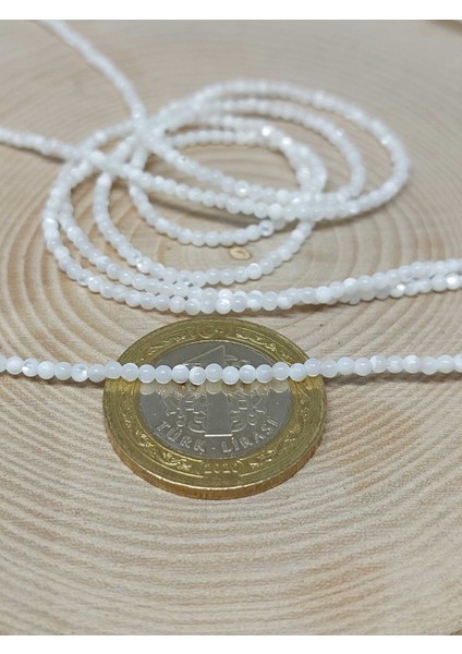 Sedef Taşı Beyaz Dizi 2mm fiyatları