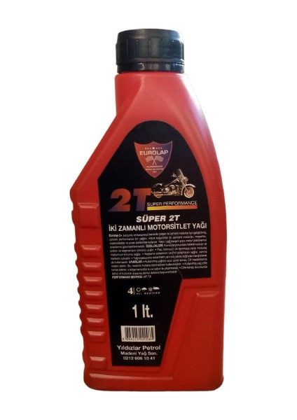 Eurolub 2t Kırmızı 2 Zamanlı Yağ