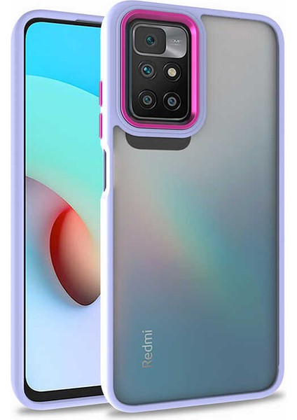 Xiaomi Redmi 10 Kılıf Zore Flora Buton,kenar Çevresi Renkli Kılıf